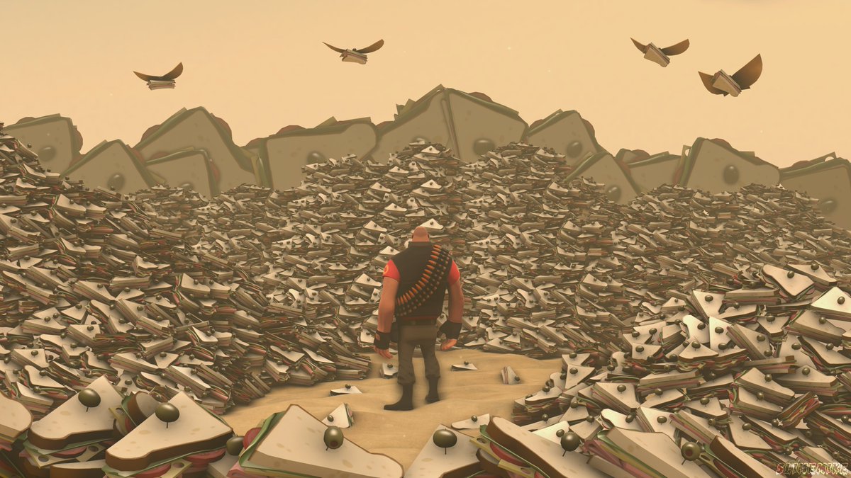 SIimemike's tweet photo. [The Sandvich apocalypse] #SFM #TeamFortress2 #TF2 https://t.co/MGou0P5iiG
