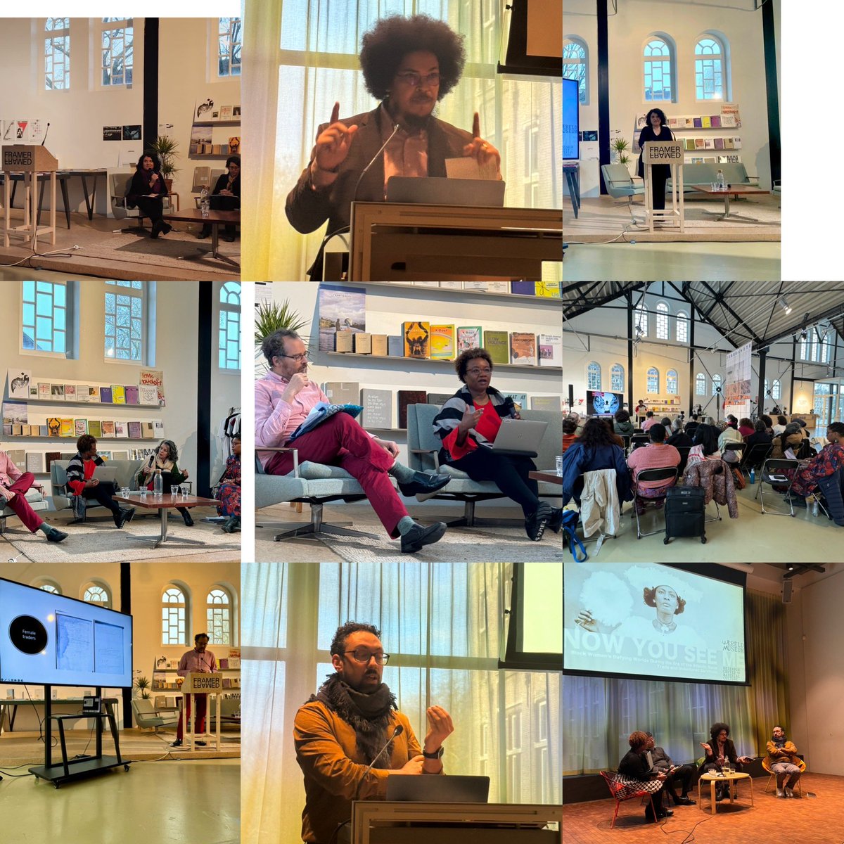 A big thanks to dear speakers and attendants of the international conference Now You See: Black Women’s Defying Worlds During the Era of the Atlantic Slave Trade and Indentured Servitude convened by me and Carine Zaayman, sponsored by the @WM_Amsterdam and held also @FramerFramed
