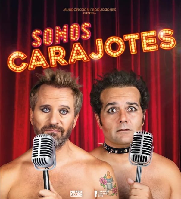 El DOMINGO, 10 de diciembre, a las 18:00 en el CAE La Alcoholera se representará la función "Somos carajotes" de Alberto López y Alfonso Sánchez.
Duración: 90 minutos.
Precios:
Patio de butacas delantero: 13,00€
Platea de butacas trasero: 8,50€
Anfiteatro: 8,50€