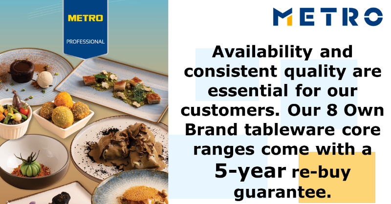 METRO_News's tweet photo. What do the names MADLEEN, VILO, ATEO, FINE DINING, CATERER, MACARIO, AKAMI + JANINA have in common? They are our selected 8 core Own Brand tableware ranges and cover every need of our customers - from professionals for professionals! 🍽 #METROfact #WholesaleToTheMax /kk