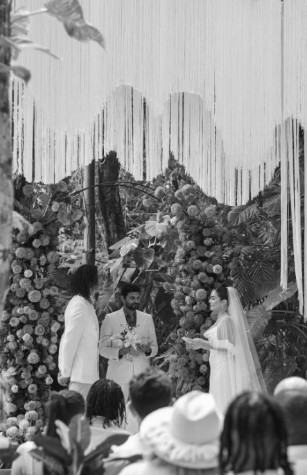 WatchinUK_'s tweet photo. So this is love. 🎶❤️ Vanessa Hudgens and Cole Tucker officially tied the knot, and did so in a magical way.
#VanessaHudgens #Coletucker https://t.co/eDCGUAJIDq