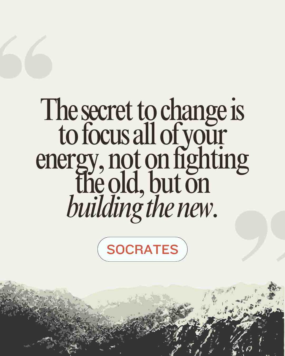 FredSwaniker's tweet photo. Food for thought 💭
What new beginnings are you building today? https://t.co/6DUezPf8eY