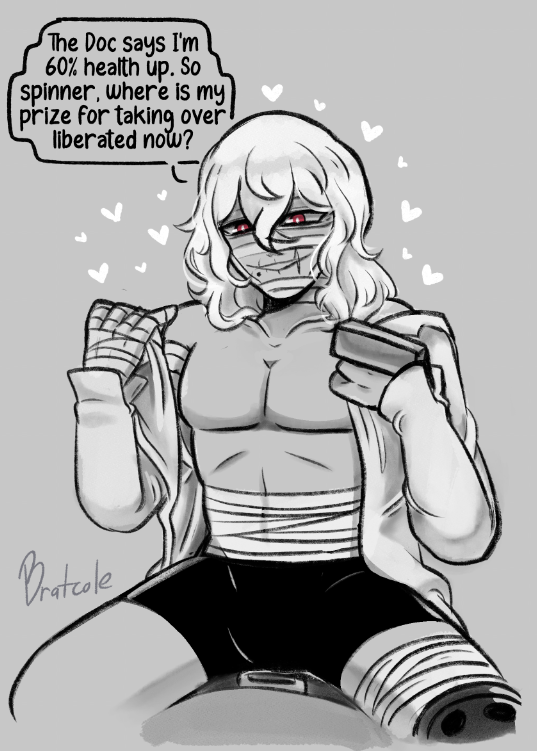 Bratcole2515441's tweet photo. Shigaraki may have broken Spinner 😳 #doodle #spinaraki #spinneraki #shigaraki #mhaspinner https://t.co/xYUF3pKNGH