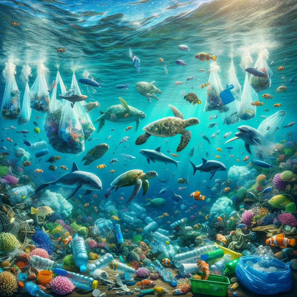 Our oceans are in crisis. 🌊 Marine life is suffering due to plastic pollution.
#PlasticPollution #SaveOurOceans #MarineLife #StopPlasticPollution