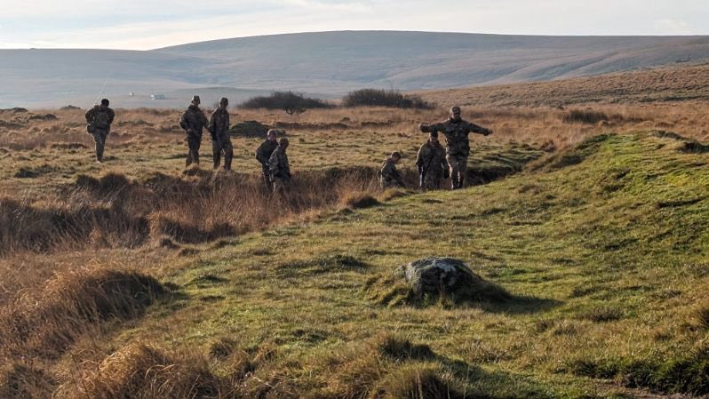 Despite the weather, students on this week’s work experience are enjoying the challenges Dartmoor can provide. <a href="/armyjobs/">Army Jobs</a> #snow #fog #rain #sun.