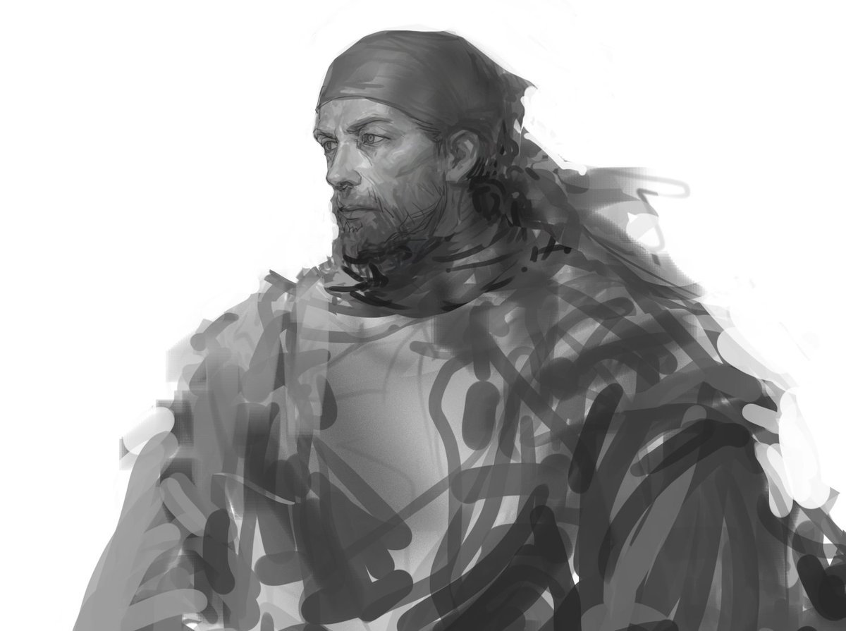 옛날에 그린 것 중에 얼굴은 마음에 드는데 완성할 일 없는것들...😅