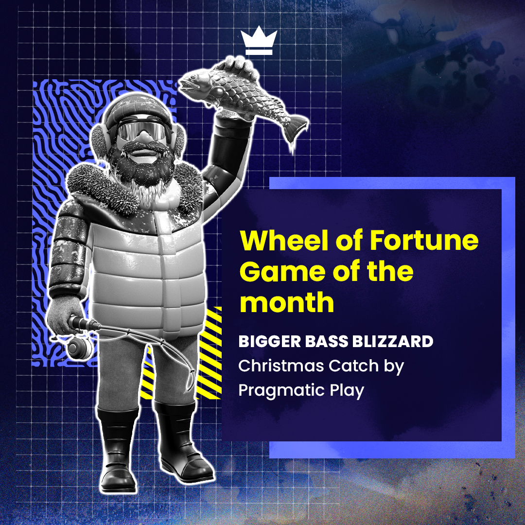 💰 Make a minimum deposit of 50 EUR and spin the Wheel of Fortune! 🌟 You could win 100, 50, 25, or 10 Free Spins on Bigger Bass Blizzard - Christmas Catch by Pragmatic Play 🎡 Don't miss out on the chance to turn your day into a winning adventure! 🔗 bit.ly/42CBxEf