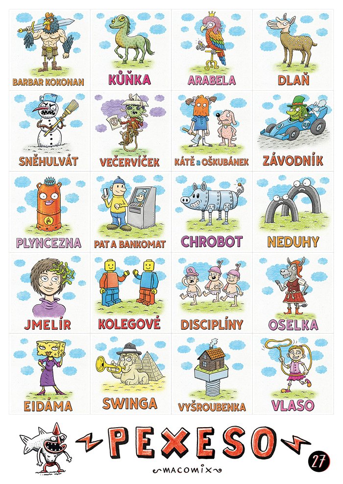 Z repostů vyberu nešťastníka, který bohužel dostane toto nové pexeso č. 27 ;)