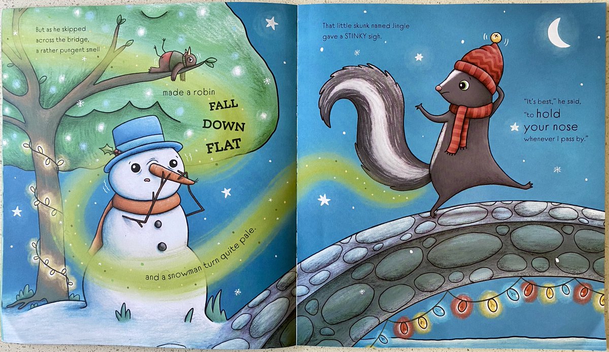 I_teach_muggles's tweet photo. Sharing festive reads throughout December. Day 7; rollicking rhymes, a sleigh full of colourful artwork, a great read aloud. Festive fun and stinky seasonal shenanigans will have the whole family in giggles #MarkSperring @SophieMCorrigan @KidsBloomsbury
https://t.co/XeV2qqPYio https://t.co/3nYEO3eQiE