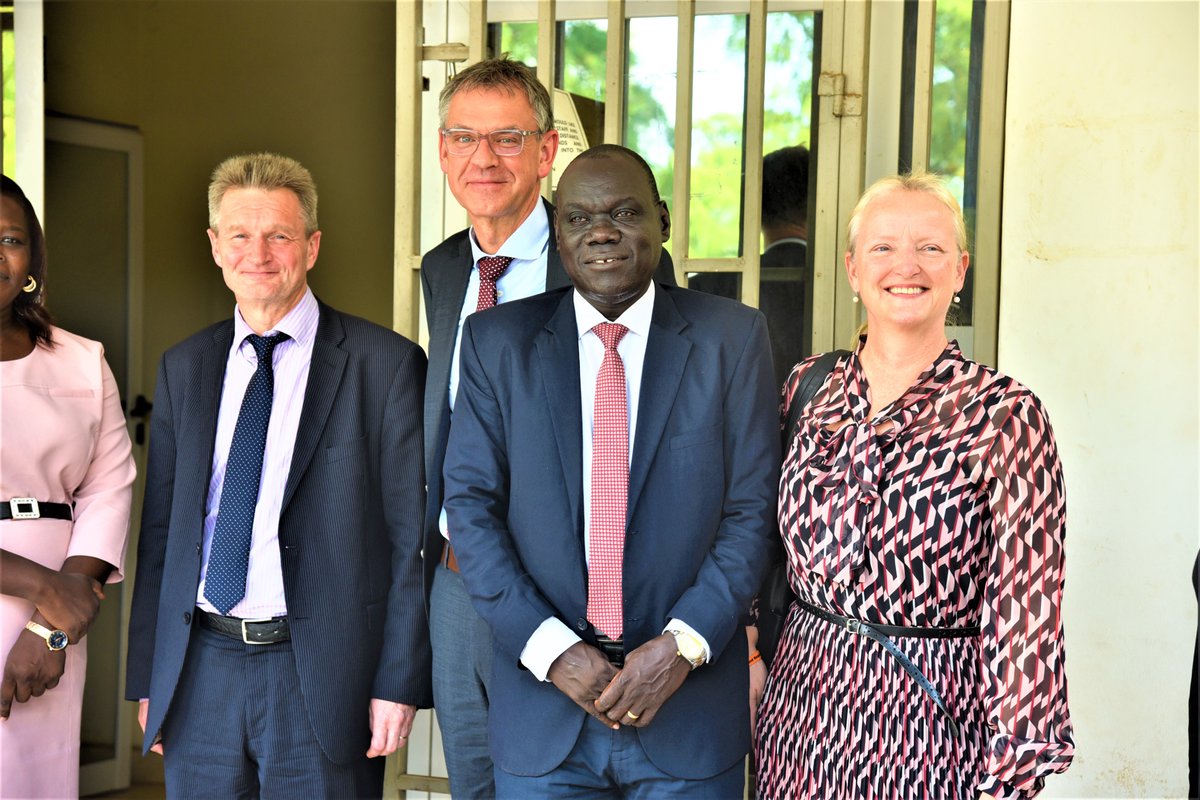 Envoys from <a href="/NLinSouthSudan/">Embassy of the Netherlands in South Sudan</a>, <a href="/EUinSouthSudan/">EU in South Sudan</a>, <a href="/GERinSSD/">German Embassy South Sudan</a> &amp; @SweinSouthSudan visited the #GBV court in #Juba &amp; agreed with court officials to continue working together to improve access to justice for #GBVsurvivors. The visit is part of the #16DaysOfActivismAgainstGBV. #SSOT
