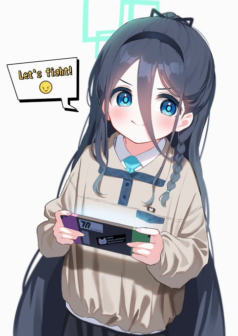 「long hair playing games」 illustration images(Latest)