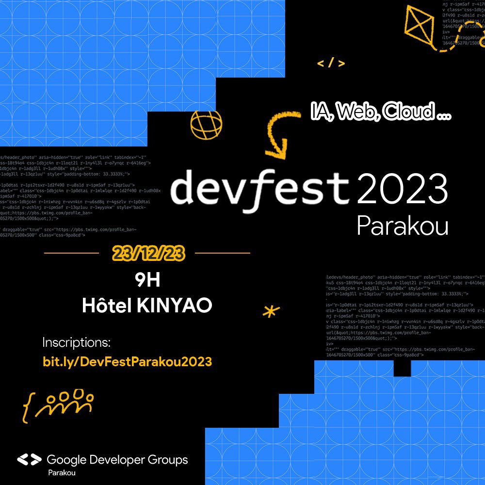 GDG Parakou #DevFest2024 tweet media