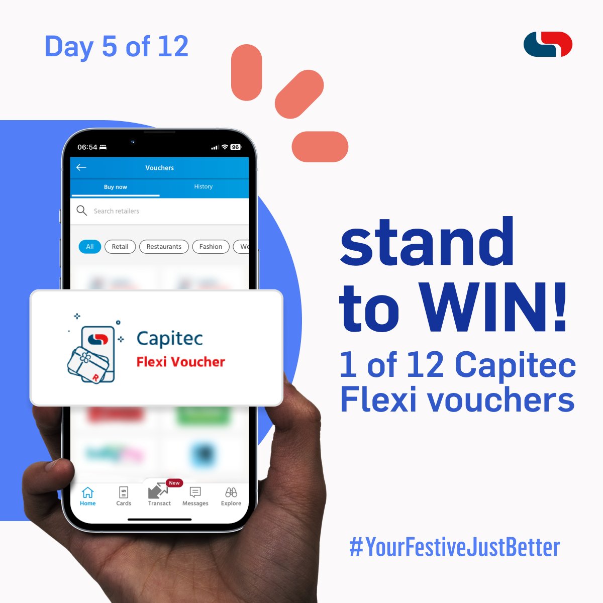 CapitecBankSA's tweet photo. Paying smart with Capitec just got even more rewarding!
 
Shopping online? Check out with Capitec Pay – it’s easy, fast, and safe. Share your favourite Capitec Pay feature, to be 1 of 12 winners to each get a R250 Flexi voucher!
 
Reply using #YourFestiveButBetter to enter. https://t.co/wE6CMIWybs