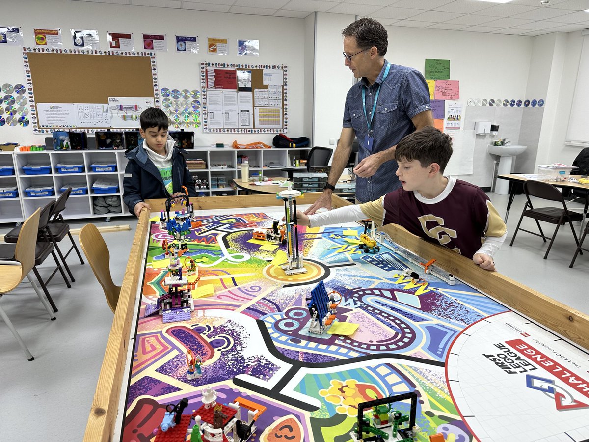 TIS Robotics is back! Good to see so many students learning robotics this year. #challenge #explore #connect