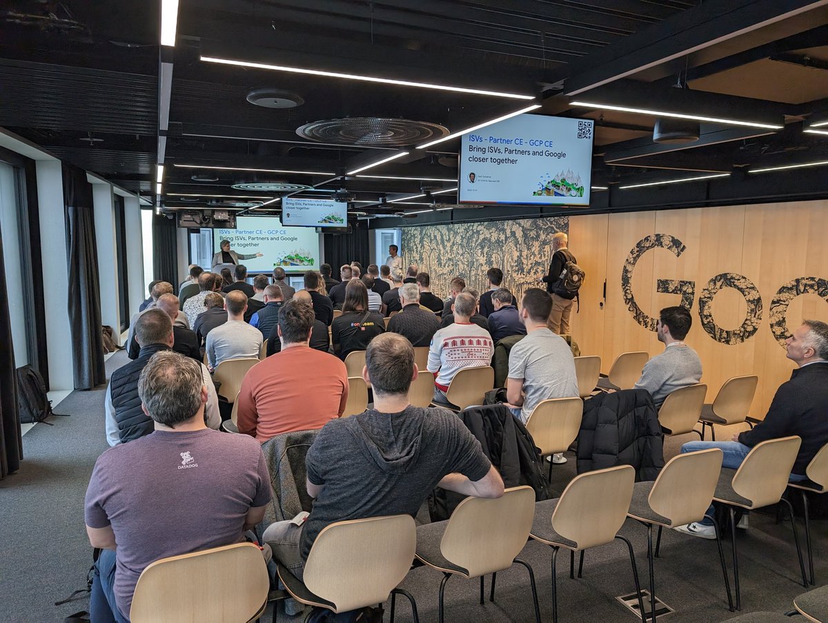 . <a href="/Google_CH/">Google Schweiz</a> ISV days in Zürich today...