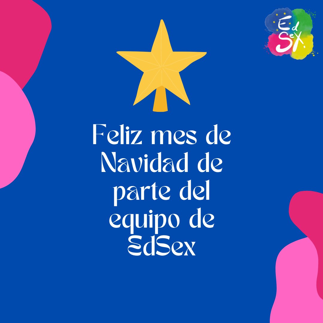 De parte de todo el equipo de #EdSex queremos desearos a todos un feliz mes de Navidad y unas felices fiestas.🎄
Si queréis más información acerca de nuestro proyecto no dudéis en visitar nuestra página web:
edsex.es