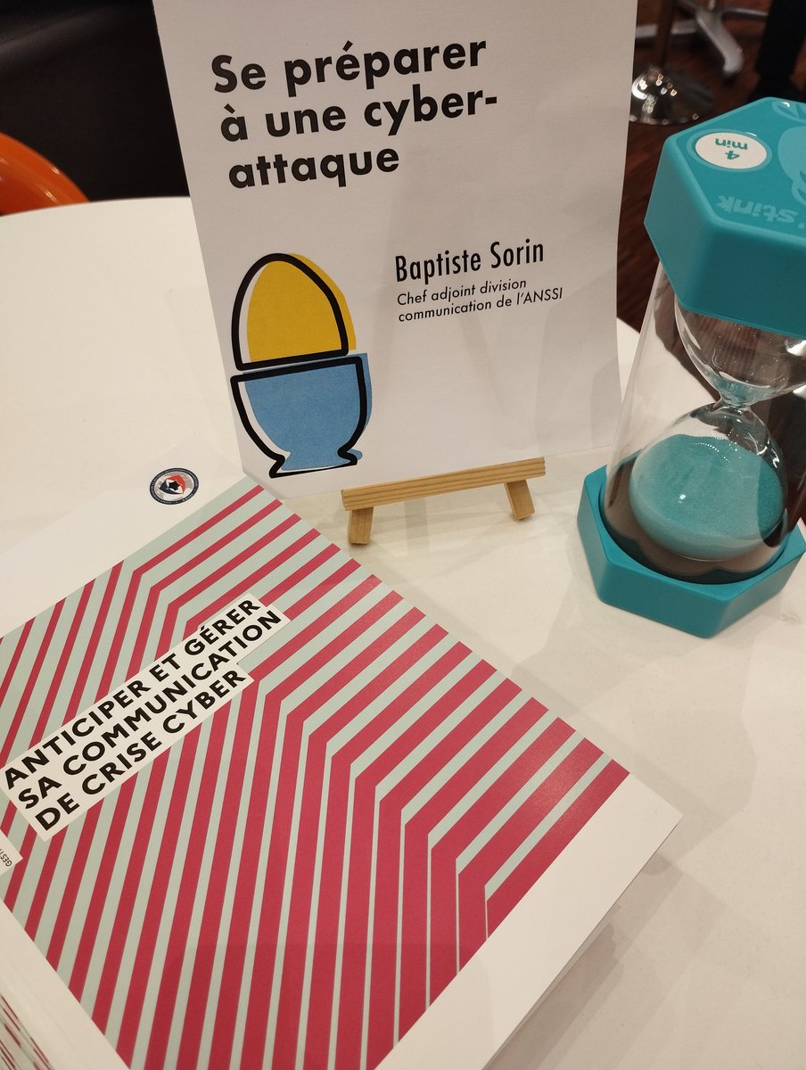 SorinBaptiste's tweet image. [#CapCom23] ⏰ RDV à 10h45 pour les conseils à la coque sur les cyberattaques et repartez avec le guide de l'@ANSSI_FR "Anticiper et gérer sa #communication de crise cyber" disponible aussi en PDF ⤵️
cyber.gouv.fr/publications/a…
#ComPublique #cybersécurité #numérique #ComDeCrise