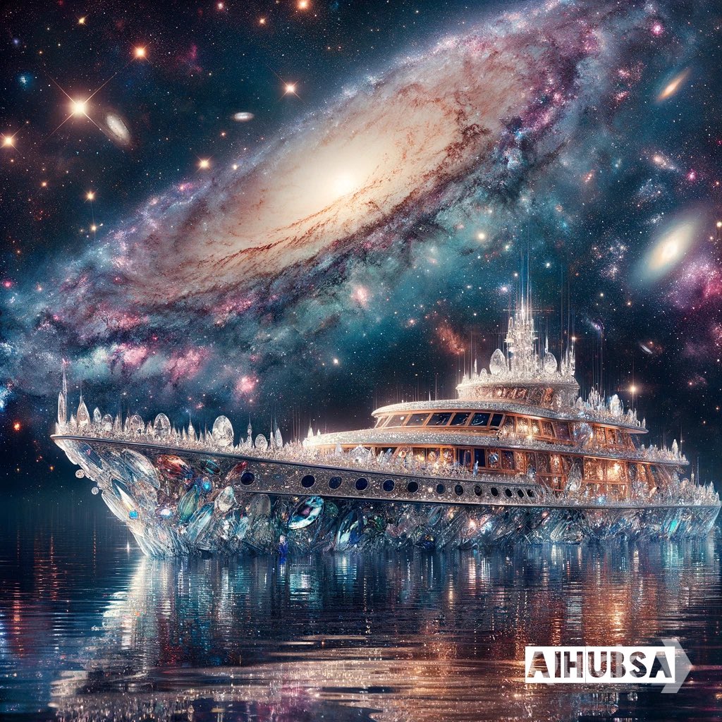 AIHubSA's tweet photo. 🛥️✨ Luxury Boat Challenge  ✨🛥️

📍 Prompt: 📍
Envision a world where boats are crafted from [luxurious materials] beyond imagination. A boat [made from materials such as diamonds, gold, or crystals or any thing else] glides elegantly over the water, showcasing its unique and dazzling design. Every detail of the boat should reflect opulence and beauty, from [its sleek lines to the intricate decorations] that adorn its surface.
Share your design with #LuxuryBoatChallenge & #AiHubSA and let's see how your imagination interprets [luxury on the water]! 🌊💎

@Edgar_AI_Poe @Cr3ativeMadness @marcameg @rywilwrite @QamarRiaz1 @vampyrblut666 @_F62X_ @Vcf_en_Qatar @Grumpycoffeebe1 @n_masterpieces @LocoTm1 @abandonstories @ai_d__g @pambol65 @Unique930  @100PercentRobot @m_i_m_m_a_s @whynotzoid @ai_kedar @Pasdansmonbook @JewliaSparks @_Iraconda @blaze2ouf @m_ch_igher @artx_machina @GloriaNight_ @Magicdashworkss @hu_man_bot @pambol65 @TheFirstRaph @BubbleXc27vr2 @TheBigBangAI @ponderWoods @AllaAisling @hexOnCanvas @ralphlentjes @Aki7Ako 
@Art_For_Joy @_runfortheroses @roughcutsfolder @Ror_Fly @seagullsososo @_cassao 

#midjourneyartwork #stablediffusion #DALLE3 #dalle2 #aiart #aiartists #AlArtwork #aigeneratedart #GraphicDesign #AIArtGallery #galleryworthy #aiartchallenge #aiartist #aiartcommunity #art #digitalart #ai #aiartcomm #artist #digitalartist #artistsoninstagram #artificialintelligence #scp #artificialart #nft #generativeart #generatedart #nftart #artoftheday #nfts #womboai #nightcafe  #aigenerated #vqgan #nftartist #wombo #scpstyle #scpmeme #fanartist #ailust #AIHubSA
#AIイラスト #AIグラビア #AI美女