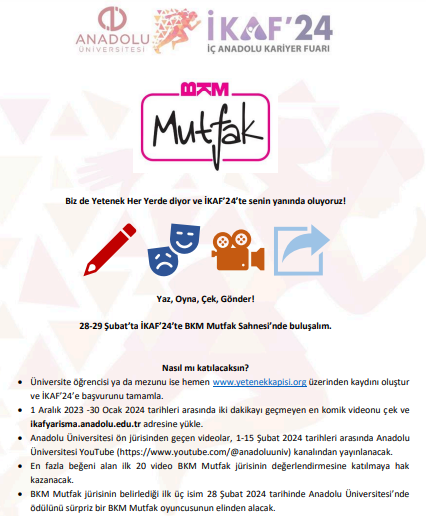 mathbartin's tweet photo. Üniversitemiz ev sahipliğinde 28-29 Şubat 2024 tarihleri arasında "Yetenek Her Yerde" teması ile Cumhurbaşkanlığı İnsan Kaynakları Ofisi Başkanlığı'nın koordinasyonunda İç Anadolu Bölgesel Kariyer Fuarı (İKAF'24) düzenlenecektir. https://t.co/uQvJNKR2vV