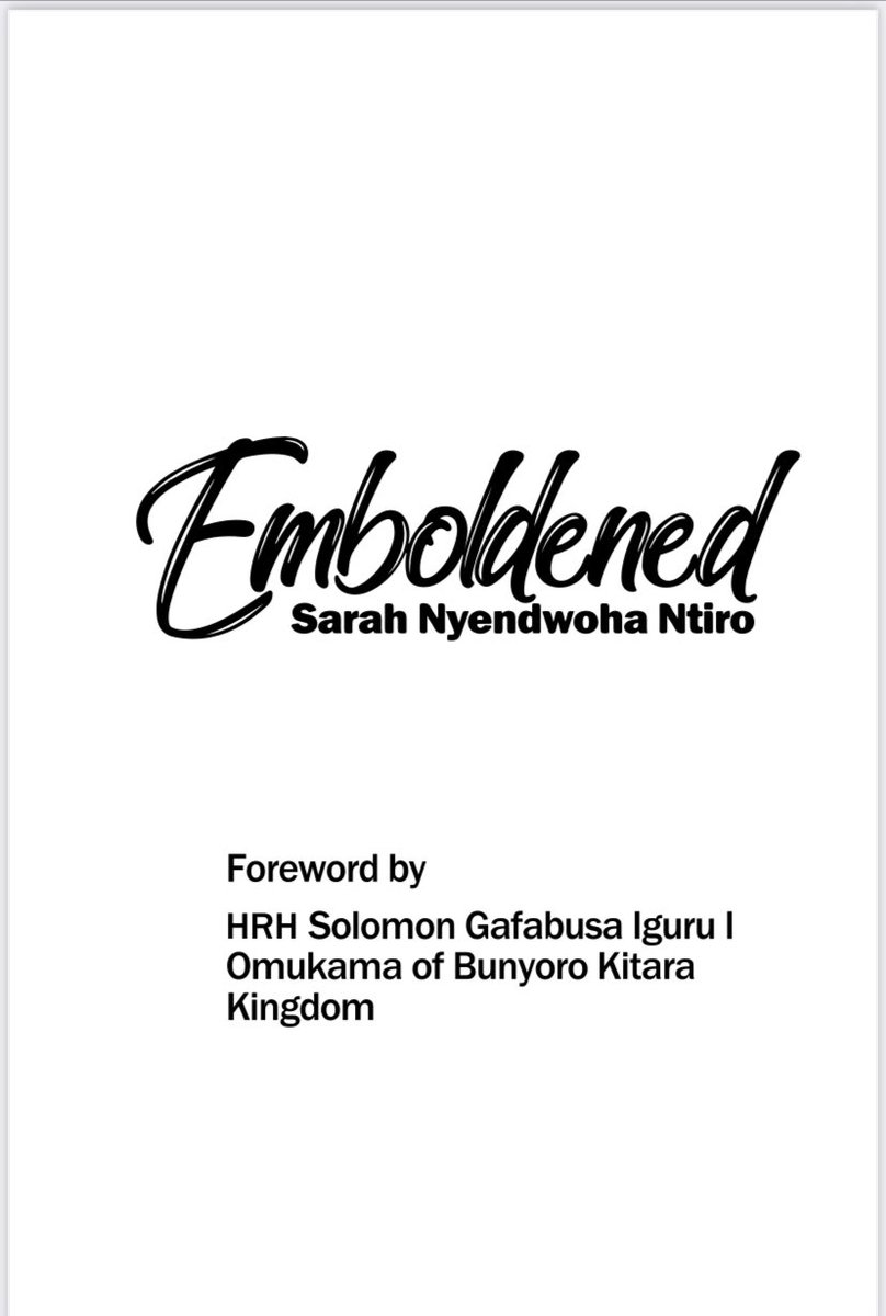 HAPPENING NOW: #Emboldened Book Launch This is a story of Dr. Sarah Ntiro, captured and reproduced in her own words, through her personal narration. It is a story of a woman who was born lucky! 📍Kampala Serena Hotel, Katonga Hall. @FOWODE_UGANDA #CoolJajjas