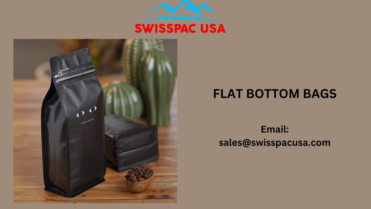 SwissPAC2's tweet image. Our #flatbottombags structure offers more convenient packaging options for your product with added stability.
swisspacusa.com
sales@swisspacusa.com
#flatbottom #flatbottombags #flatbottompouches #flatbottompouch #innovation #brand