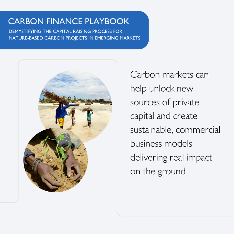 CrossBoundary's tweet photo. In time for #COP28, the USAID/Mozambique PLANETA program has published the Carbon Finance Playbook to help demystify the investment process for carbon projects in emerging markets and mobilize capital into the space.