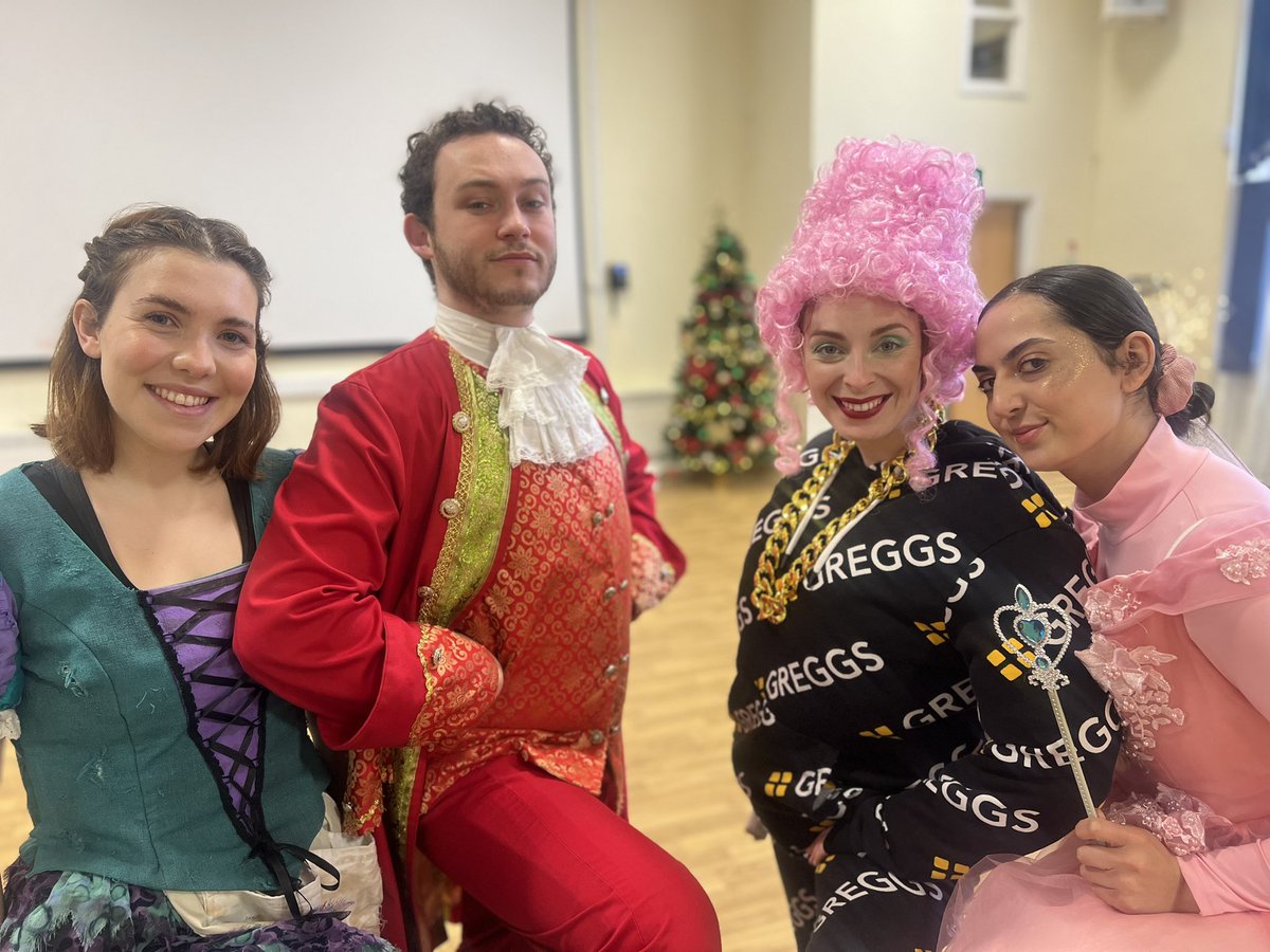 Have our actors been to your school yet? We’d love to hear from you! #Cinderella #Footlights #panto  oh yes it is!