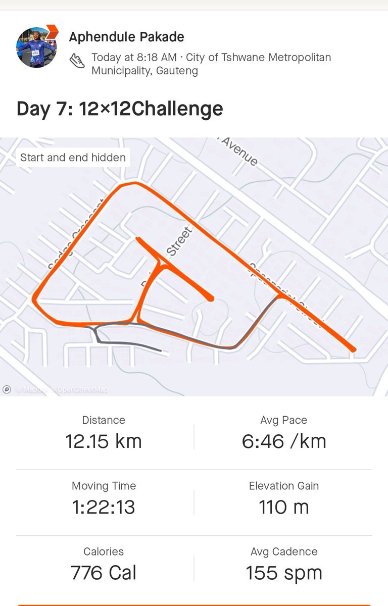 Iam_Aphe's tweet photo. Day 7: Inkinga azifani. Gotta aim forward. #12x12Challenge #TwinTowers #Rainydays #ThroughValleys #IPaintedMyRun #TrapnLos #RunningwithTumiSole #RunforAPurpose https://t.co/h5a7mwXteg