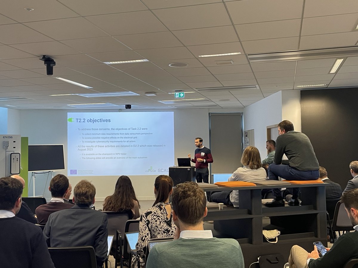 Trialog_SA's tweet image. 😀 On November 23rd and 24th, @Trialog_SA joined the fourth CM of the @scaleproject_ hosted by @enedis  in Paris, France.
This project aims to enhance the use of smart charging and to enable bi-directional charging.