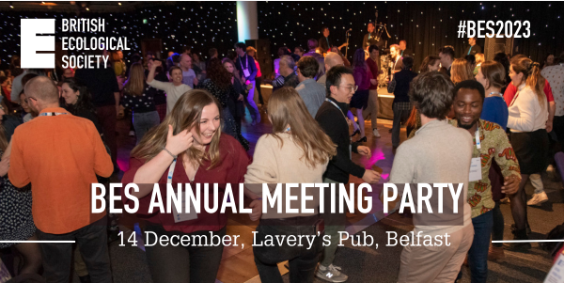 GraceNolan's tweet photo. Opened up today's email for #BES2023 and apparently I'm now the poster girl for the party 😂💃 Excited to get up to Belfast next week and talk all things conservation and ecology! https://t.co/WItk4v4ISs