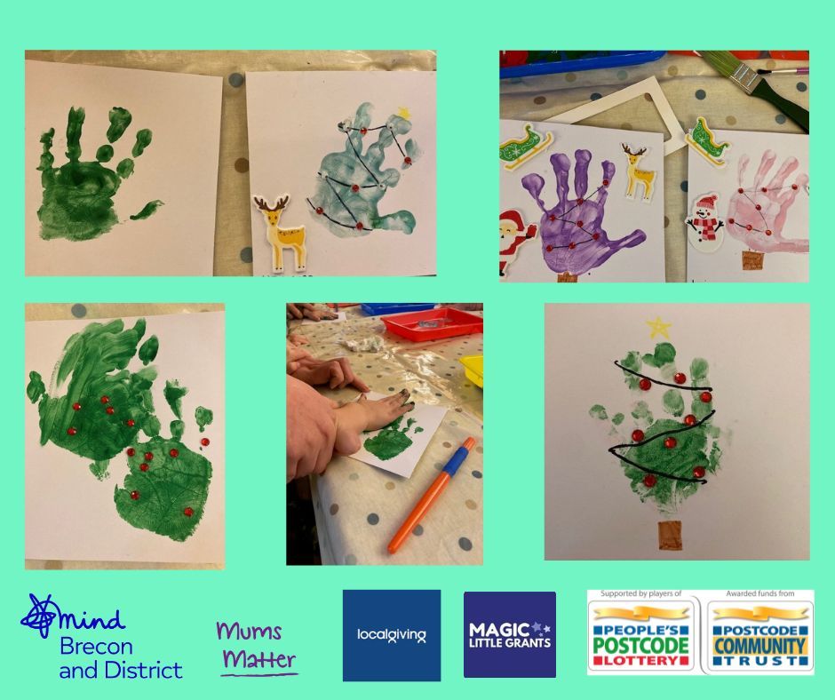 BreconMind's tweet image. @breconmind, Mums Matter are delighted to have received £500 from the @Localgiving Magic Little Grant Fund, thanks to the players of @PostcodeLottery. This Grant enables us to offer our mums &amp;amp; their babies little extras at group eg crafting.  This week we are in the Xmas spirit.