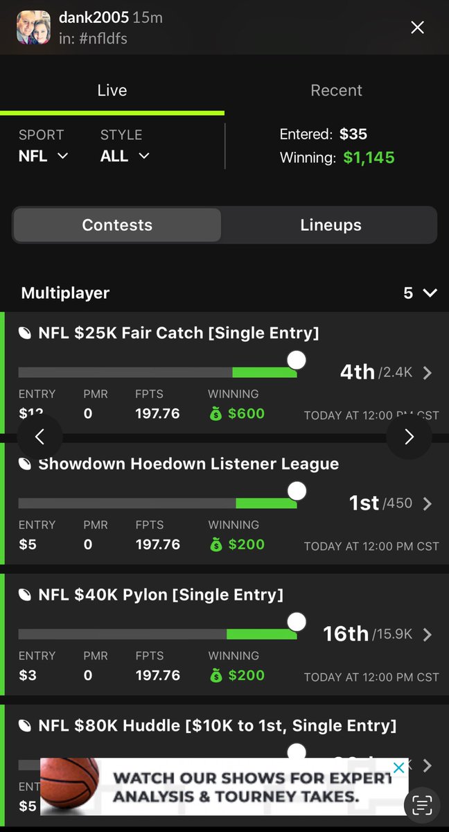 GupsCorner's tweet photo. Some great hits this last week for the community. HUGE ROI for many! 

Bowl season around the corner and before we know it NFL Playoffs will be here along with #PGA Tour firing back up! 

7-day free trial with all subscriptions! 

https://t.co/4YvbIFG7MY https://t.co/yVhG07SUqR