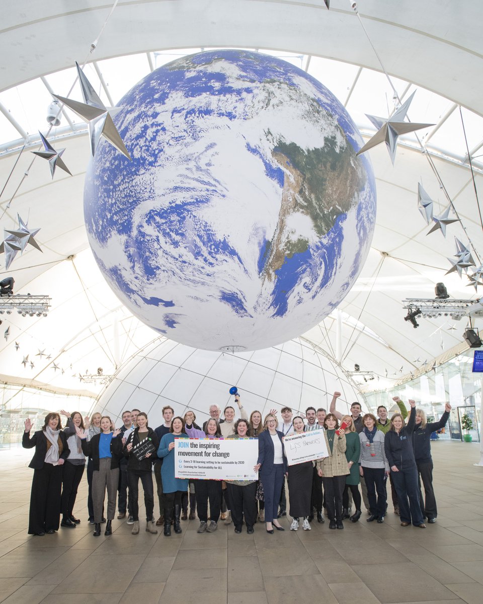 ScotSTEMAmb's tweet photo. We are joining the national CALL TO ACTION to achieve Target 2030- All 3-18 learning settings to be sustainable by 2030. JOIN the inspiring movement for change #Target2023 #LfSforAll @EdScotLfS https://t.co/B2OKFY1KFi