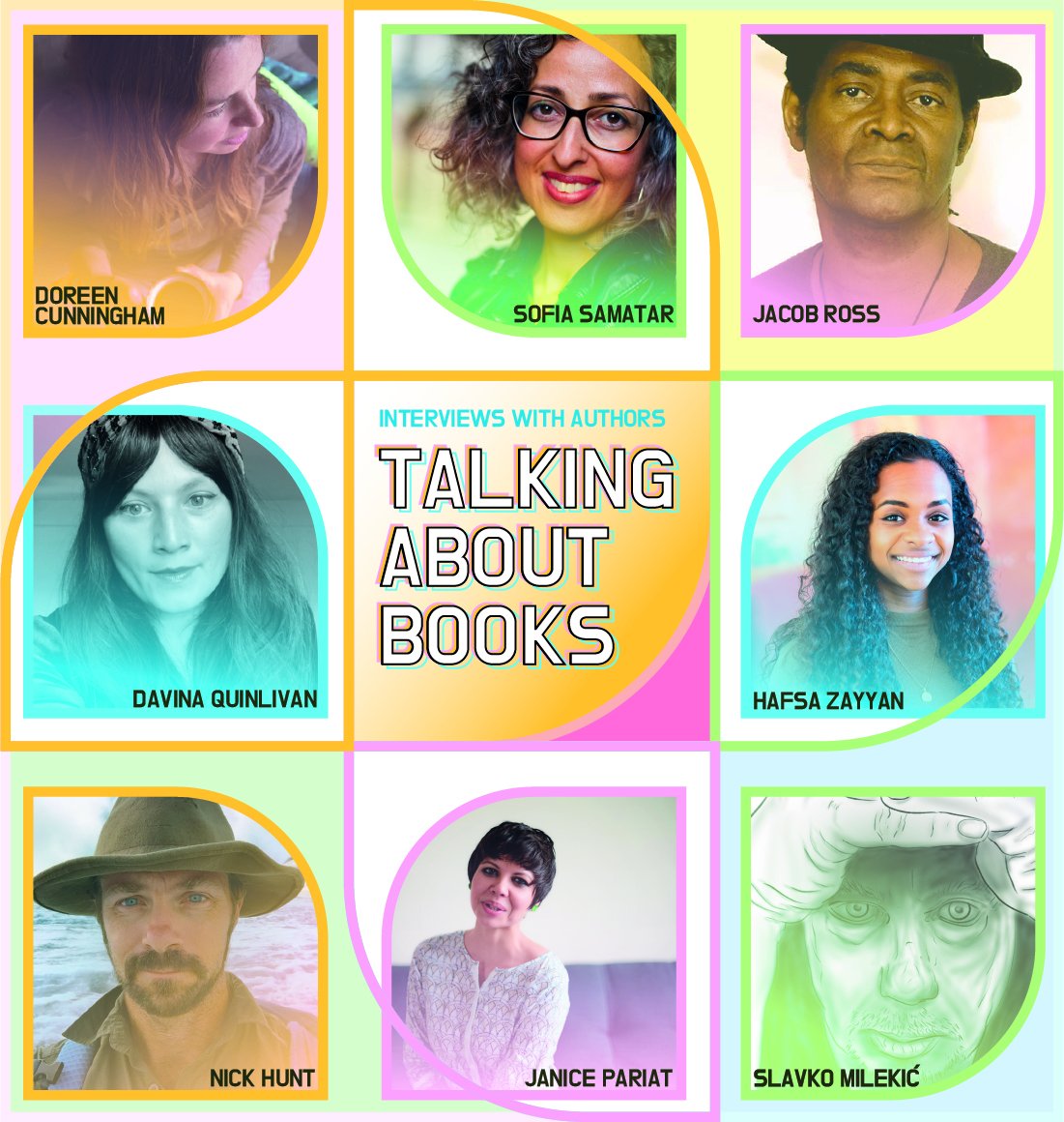Check out this year's #authorinterviews on Talking About Books! @sea_mammal @rosswriterj @DQuinlivanB @underscrutiny @janicepariat 
talking-about-books.com/category/inter…