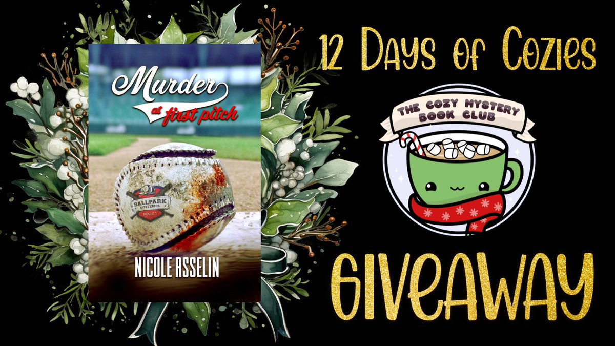 Like &amp; Retweet for Your Chance to Win an eBook Copy of @nanazlyn's Murder at First Pitch!
#12DaysofCozies