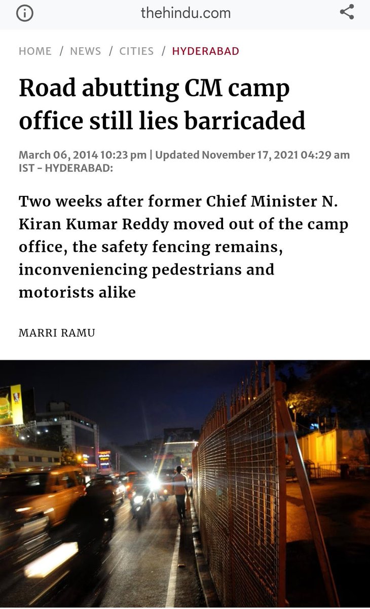 klteja's tweet photo. @TOIHyderabad An article from @the_hindu https://t.co/cc9zEOc9pD