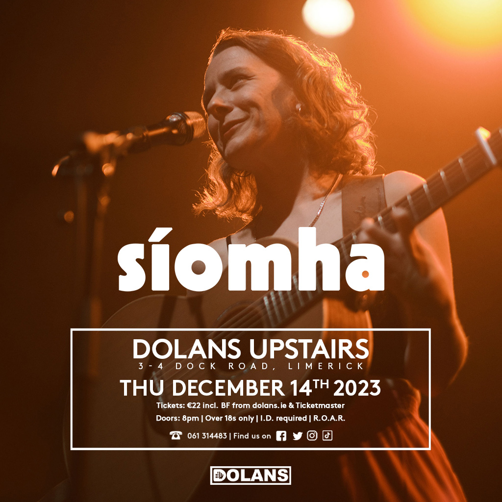 Catch @siomhamusic at her last show of the year @mydolans Limerick next week. Tickets from dolans.yapsody.com/event/index/77…
