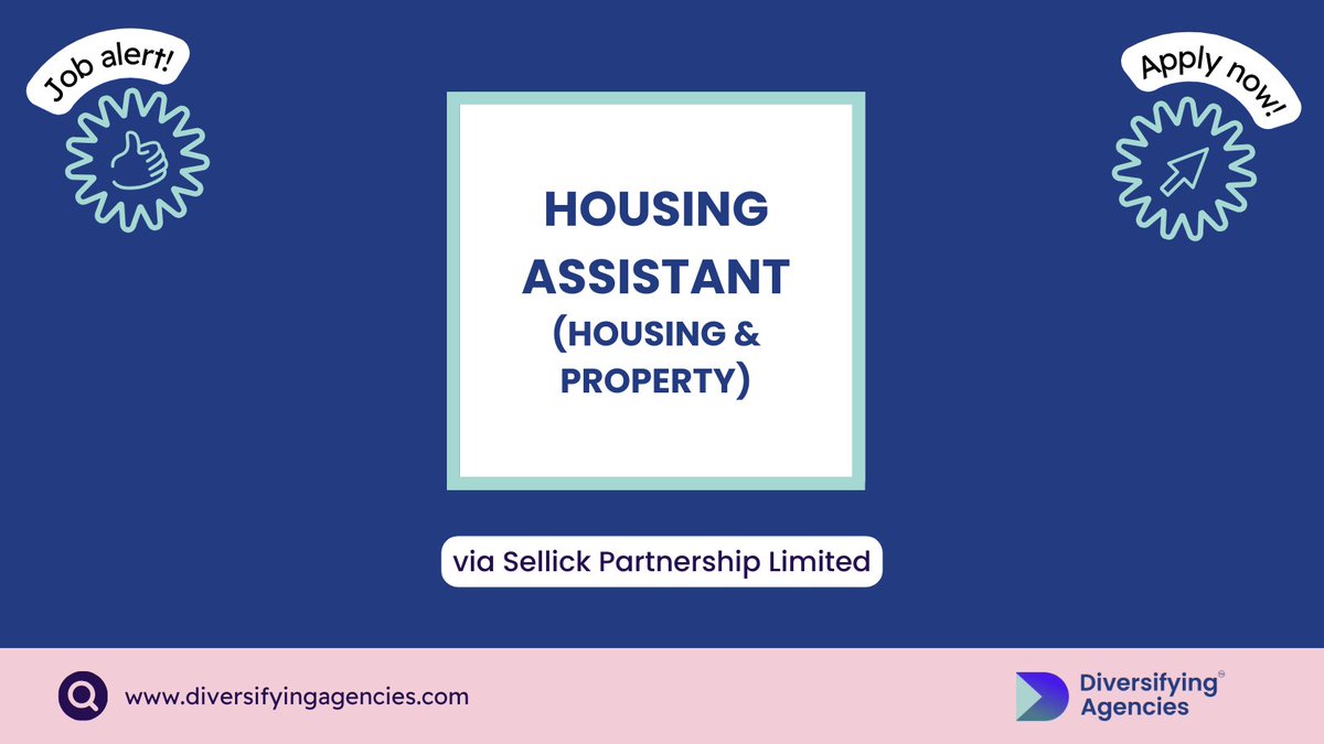 📣Housing Assistant via @SellickGroup 💰£15 - £16 Hourly 📍Exeter Do you currently work as a support worker and are looking for a new opportunity? Have you ever considered working within the housing sector? Then this could be for you! Apply now via: ow.ly/ymGc50Qfw8c
