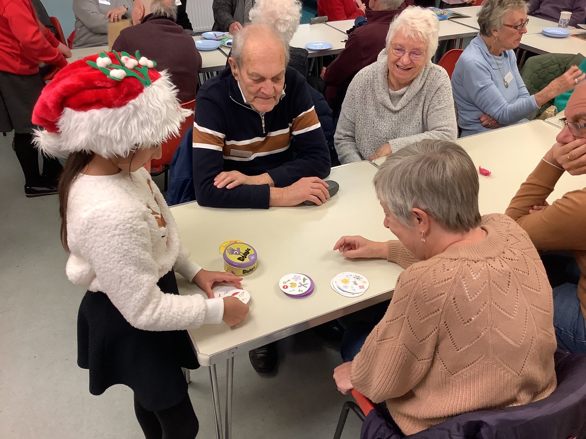 Some of the children from the school choir, enjoyed singing for the dementia club coffee morning, in Nantwich this morning. The children were a credit to us. We’ll definitely be back in the new year.@dimentiafriends #singinginthecommunity