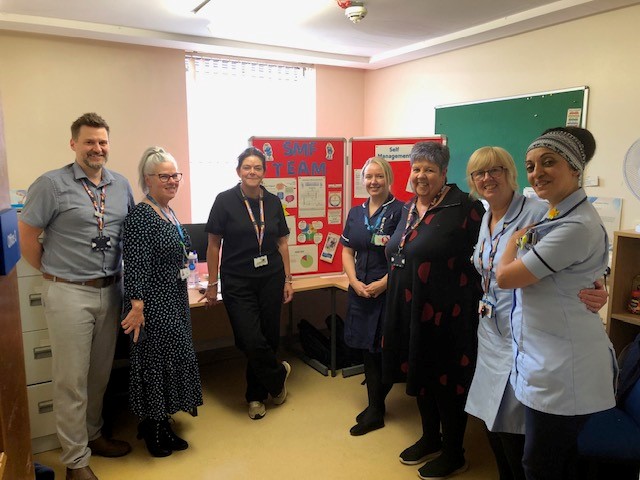 Hearing about our new self-management facilitators and the significant impact they've had in #Derby. 74% discharged to manage their own condition independently; 10% reduction in referrals; and 90% patient satisfaction. 👏 #DCHSBoard  <a href="/AdamShortDCHS/">Adam Short</a>