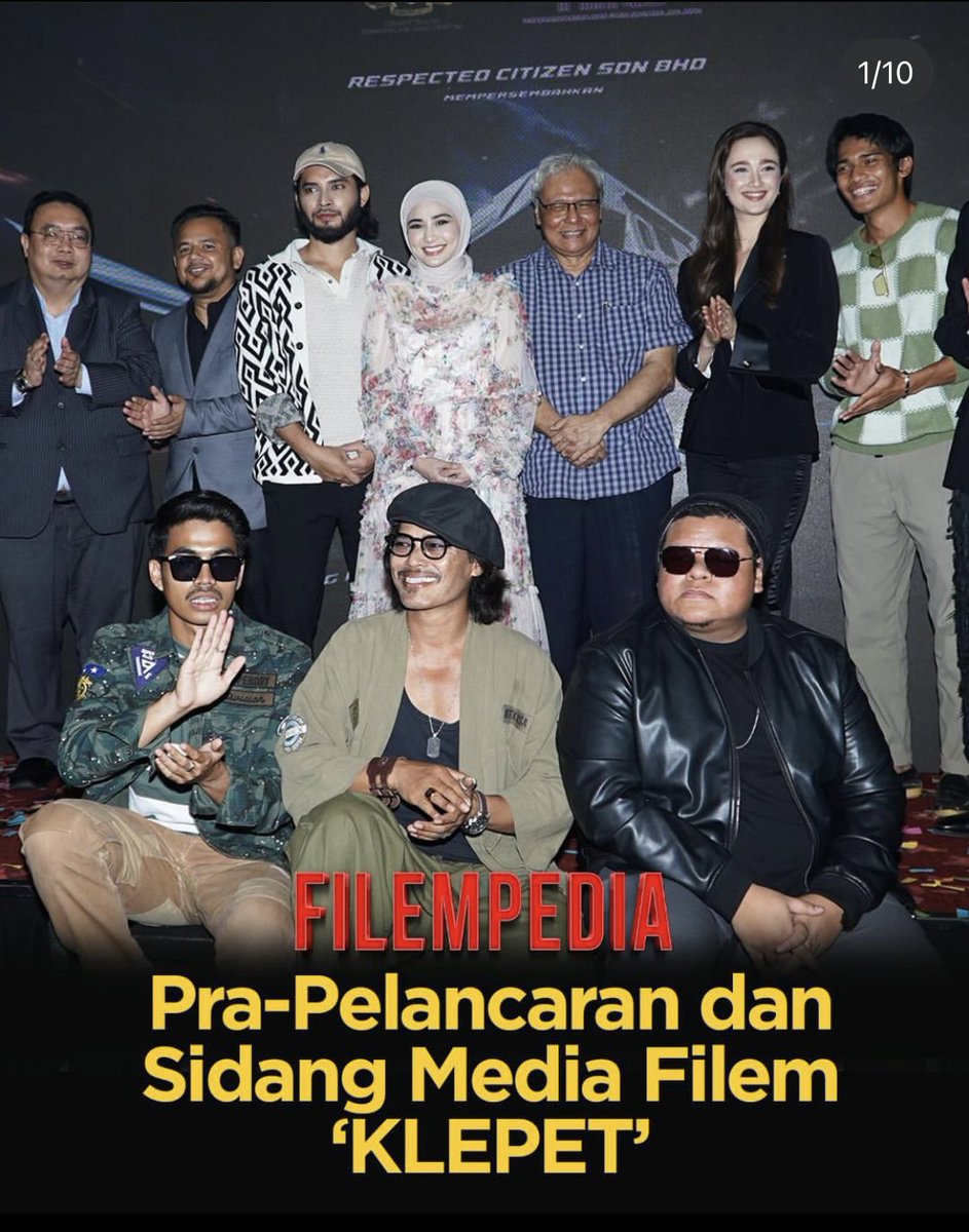 Setelah Arfie &amp; John menceburi dunia lakonan, Suffren pula ke bidang pengacaraan, kini tiba lah peluang untuk seluruh pasukan menjadi sebahagian kecil dari perjalanan filem ‘Klepet’ 

Nantikan di pawagam! 

💚💛❤️

#vivalanakal 
#buletinsinakal
#sinakalkelayarperak