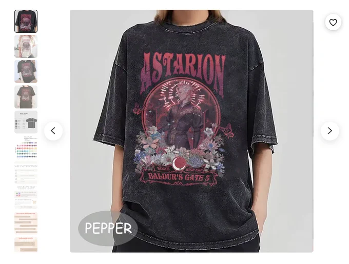 I appreciate people coming to me and telling me about my stolen Astarion art but like... I'm getting mentally exhausted and losing my patience. If they did not credit me, it means theyre using it without my permissionjust don't buy.... 