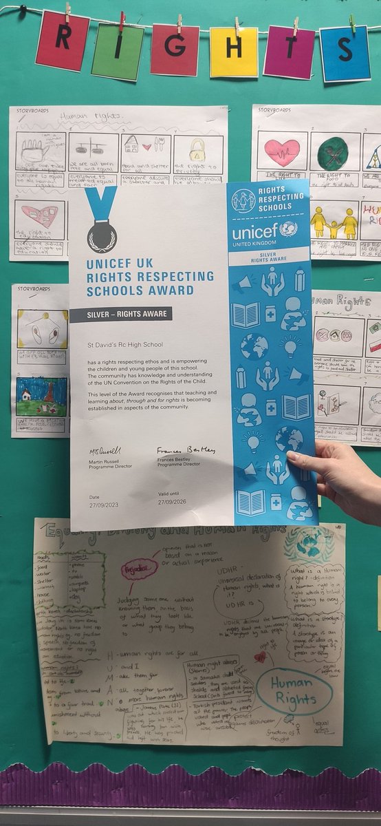 St David's HS - Rights Respecting Schools tweet media