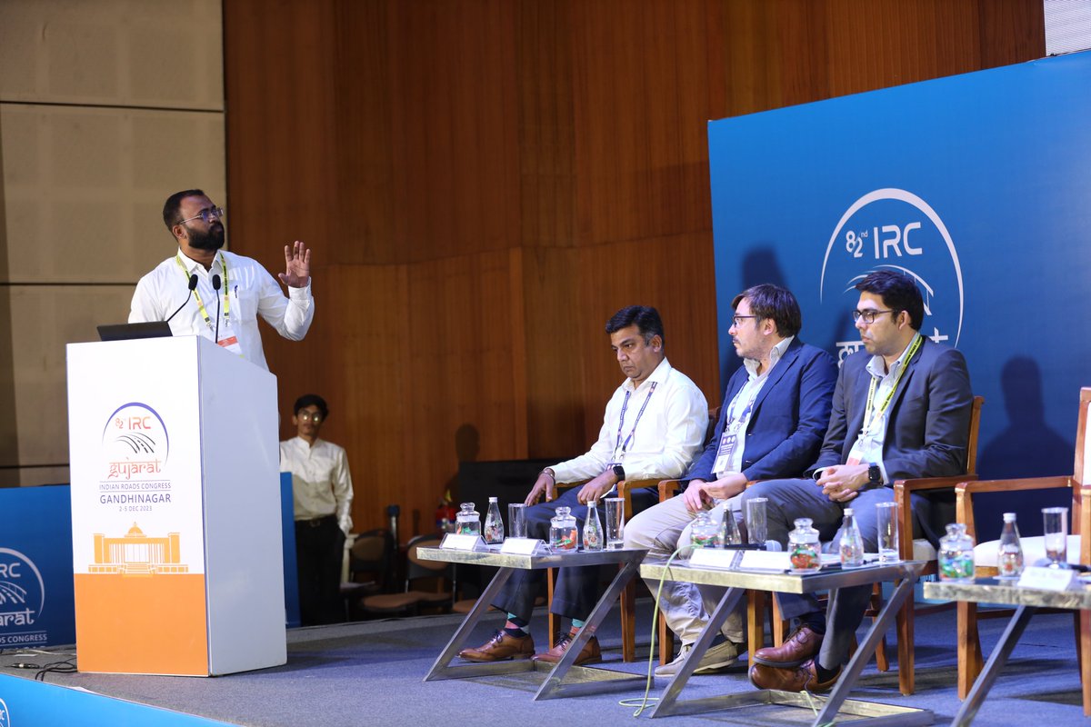 82ircgujarat's tweet photo. Appreciating the insightful presentations by Private Stakeholders during Technical Session-5 at the 82nd Annual Session of IRC, which concluded recently. Their valuable insights and expertise enriched the discussions, fostering a collaborative environment. 

(Contd 1/2) https://t.co/HExB7d1kdN