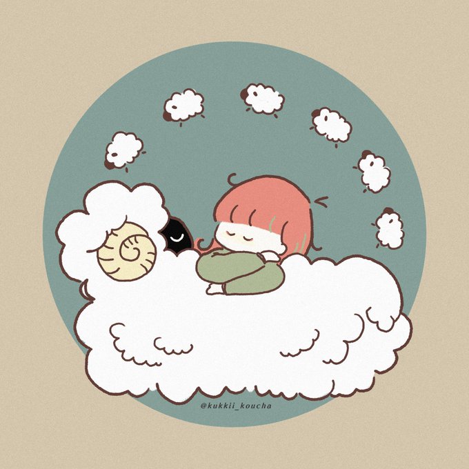 「sheep sleeping」 illustration images(Latest)