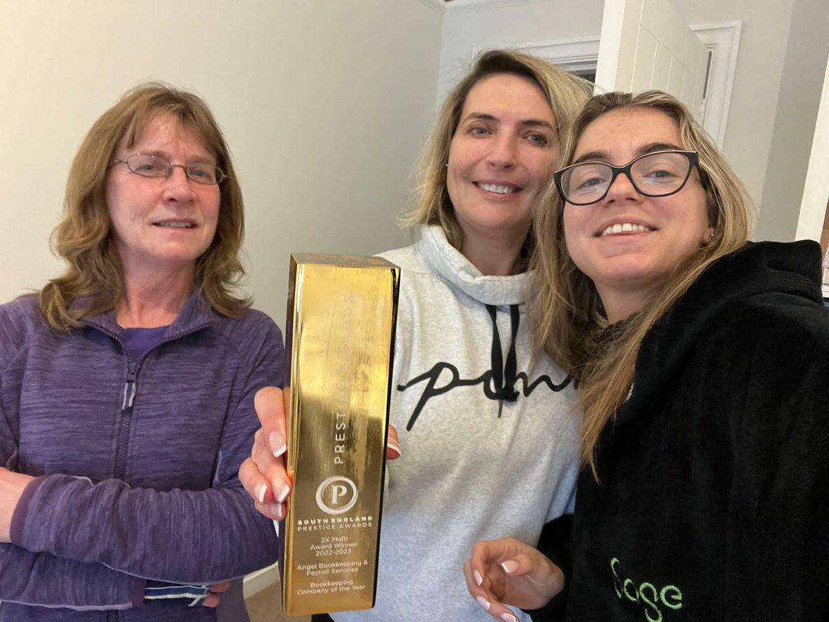 🥳 We are double award winners! 🥳

We recently received our award for being the Bookkeeping Company of the Year in the South England Prestige Awards, which we have won for two years running!

Go, Team Angel!

#awardwinners #prestigeawards