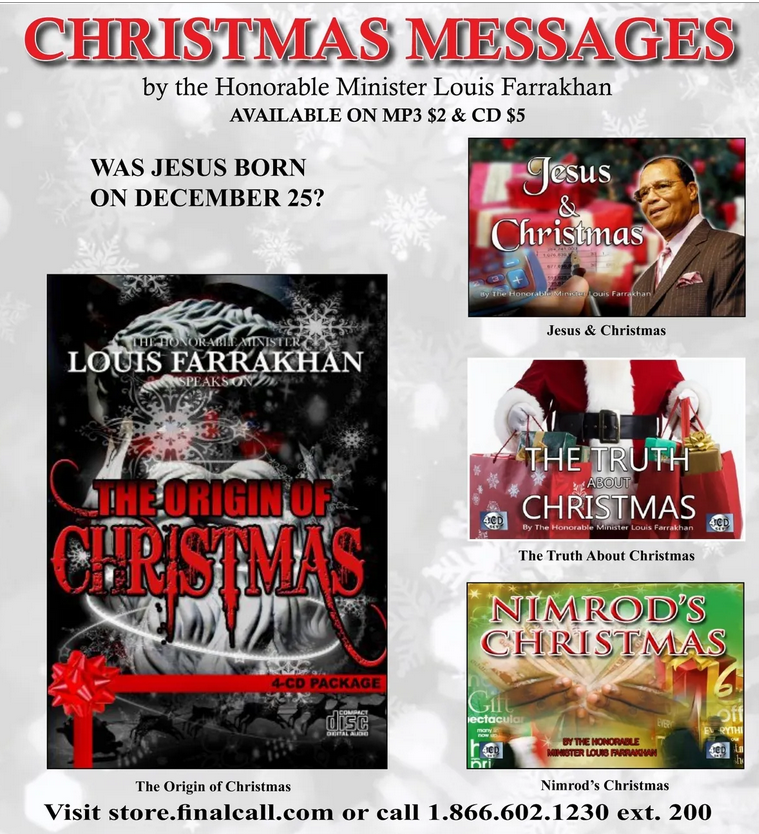 Renata564's tweet photo. #UpWithJesus #DownWithSanta #BoycottChristmas
#RedistributeThePain #BuyBlack #SupportBlackBusinesses #Farrakhan #JusticeOrElse https://t.co/Z1D8VH1fgD