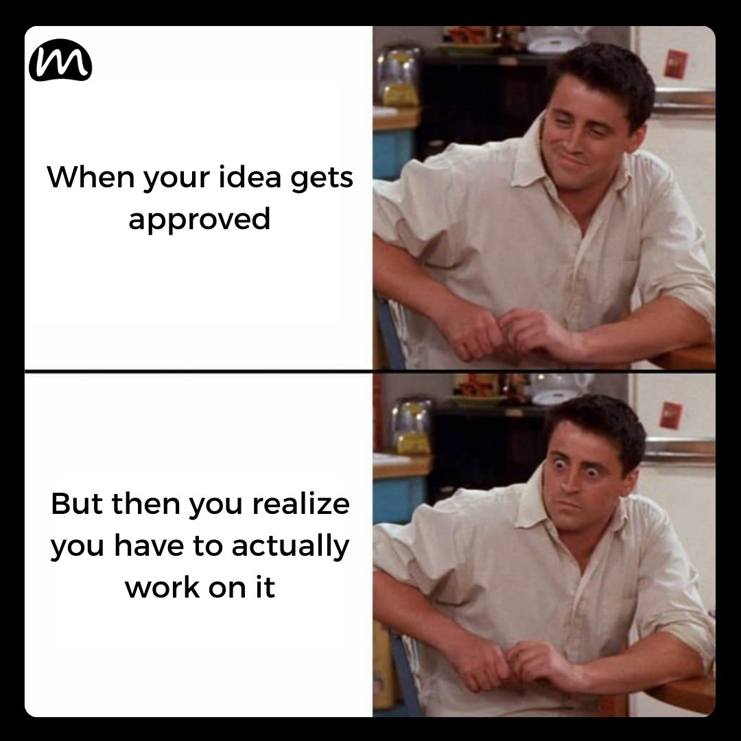 MarkitomeDM's tweet photo. Is there a loophole to make this idea happen without putting in the work? Seeking advice here! #AgencyLife #ContentCreator #WorkSmart #CreatorsLife #MarketingHumor #SocialMediaLaughs #CreativeSolutions #DigitalMarketingLaughs #DigitalMarketingAgency #markitome https://t.co/wa0aKKUxSa