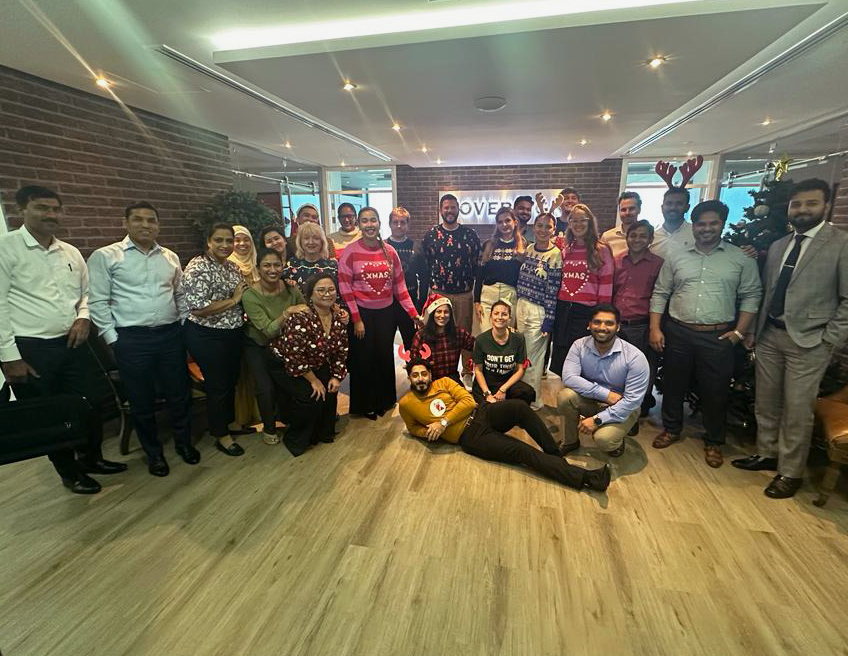 PROPartnerGroup's tweet photo. We are getting into the Christmas spirit in the UAE offices. Decorating trees and wearing colourful Christmas jumpers.

#ChristmasJumperDay #Sovereign #PROPartnerGroup https://t.co/6UC1gKN7EV