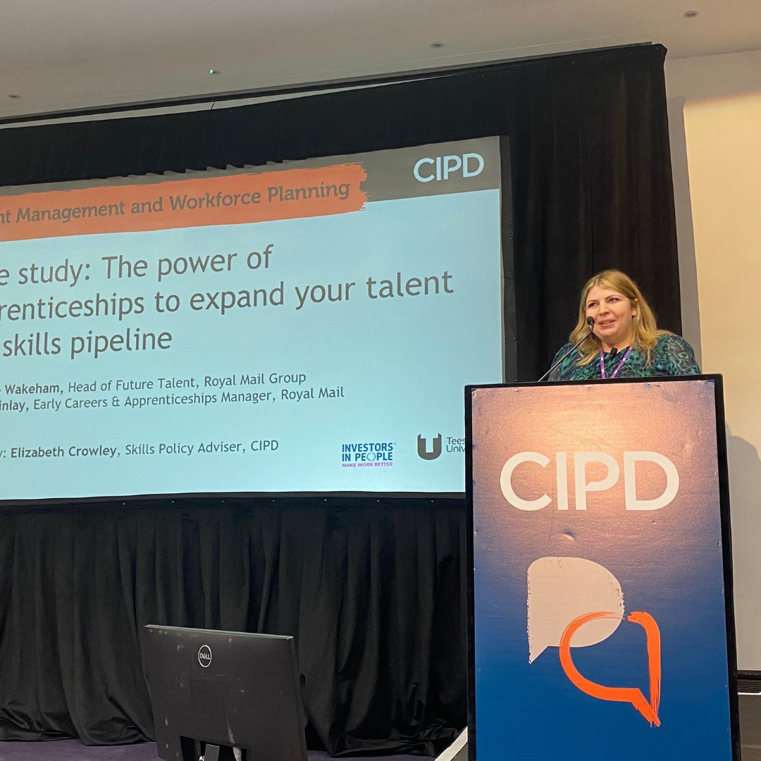 Day 2 of #cipdTMWP is here and what a morning it's been - A fireside chat on AI's impact on the skills agenda. - A workshop on skills and behaviours needed to create a future-ready workforce. - A presentation on empowering employees through upskilling and reskilling. And more!